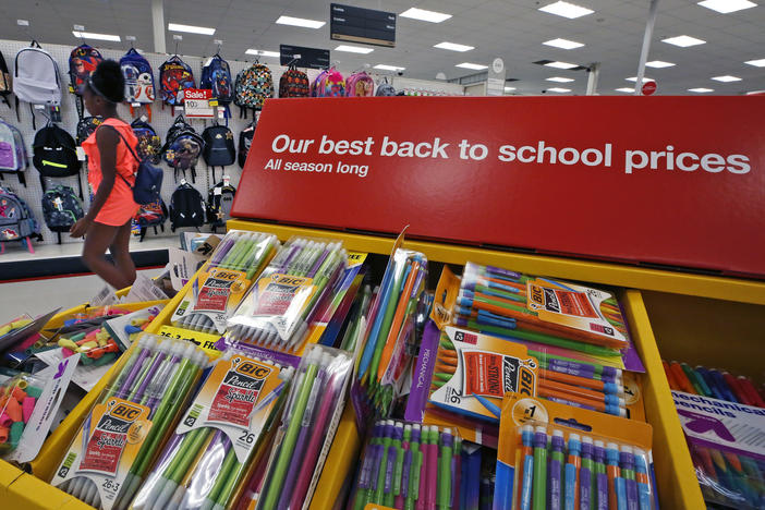 Many back-to-school shoppers are relying on sales to save money, especially as inflation continues to strain people's wallets.