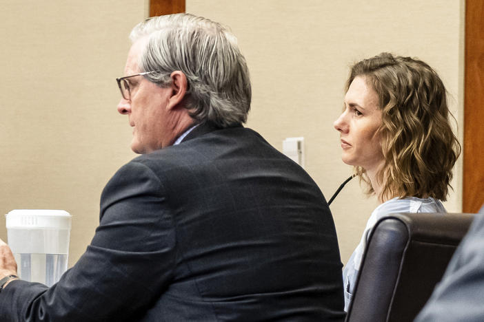 Defendant Ruby Franke looks on during court Tuesday, Feb. 20, 2024, in St. George, Utah.