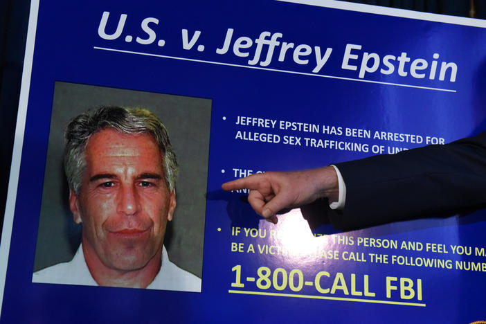 U.S. Attorney for the Southern District of New York Geoffrey Berman announces charges against Jeffery Epstein on July 8, 2019 in New York City. Epstein was charged with one count of sex trafficking of minors and one count of conspiracy to engage in sex trafficking of minors.