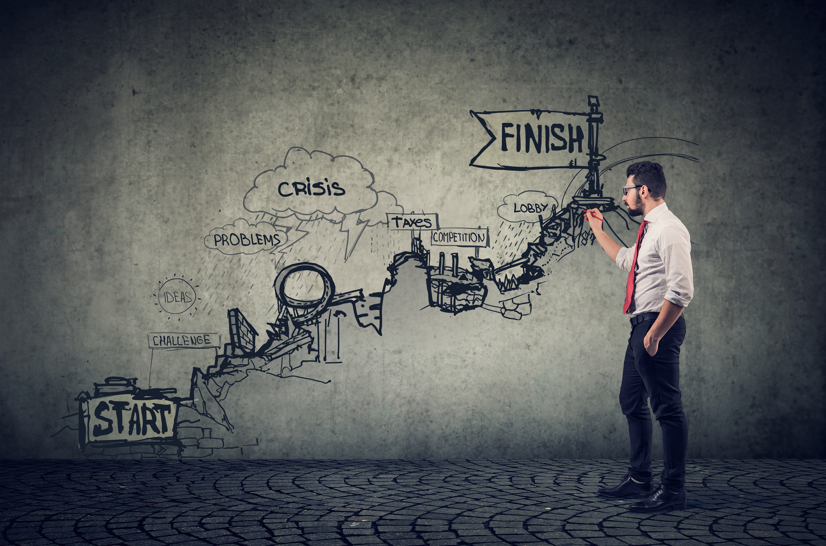 Illustration of entrepreneurship
