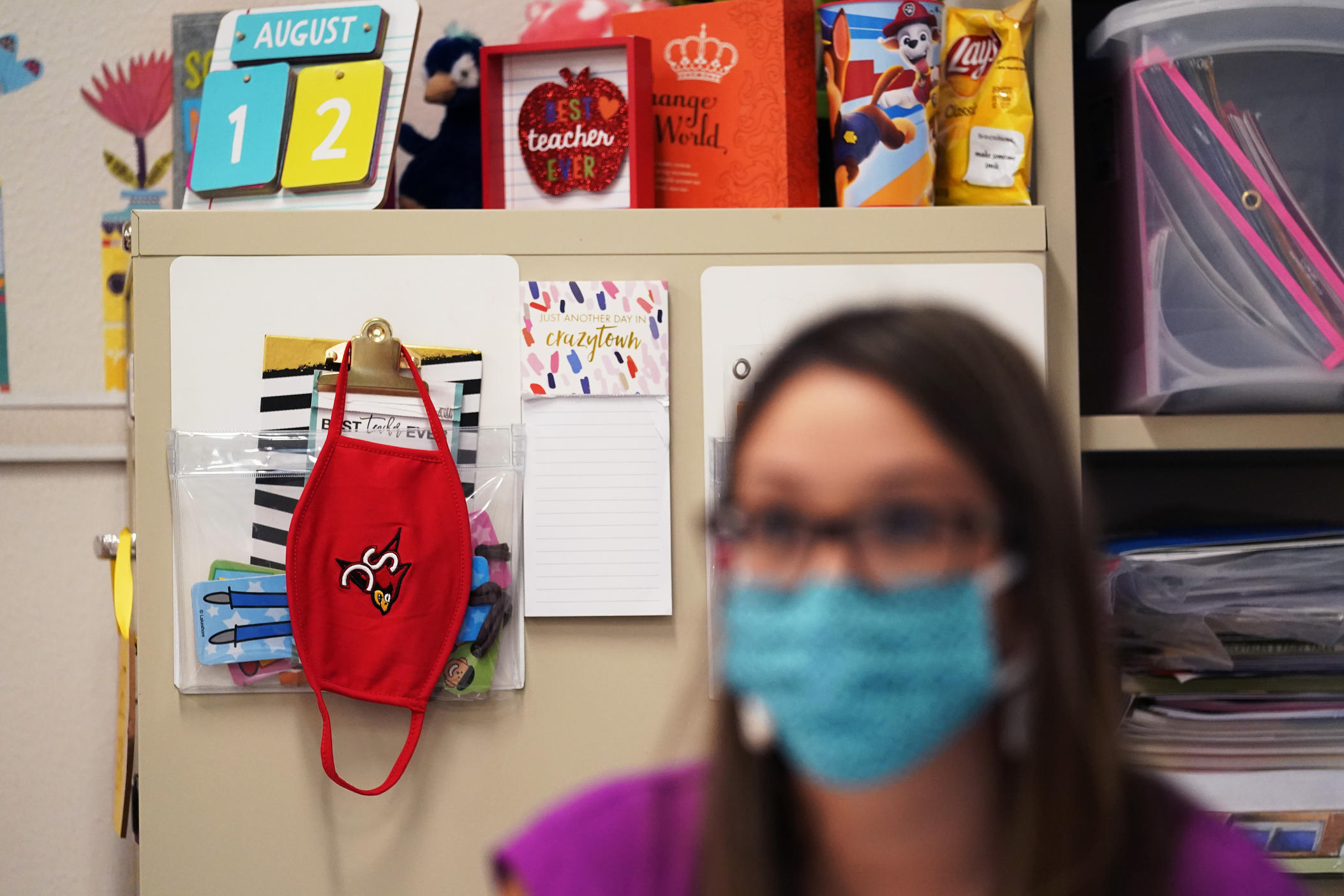 teacher blurred in classroom
