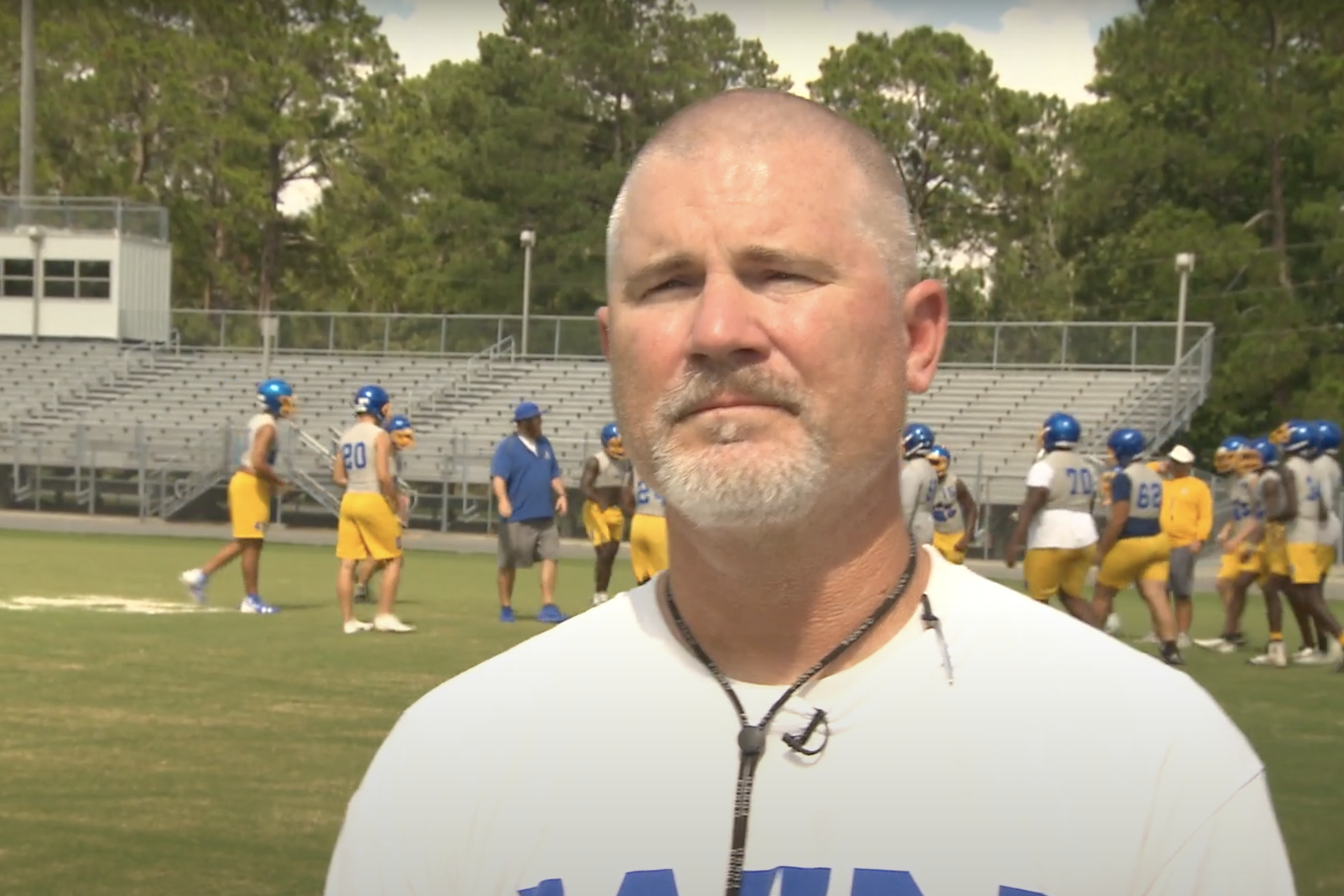 Brad Harber is head football coach of the Crisp County Cougars.