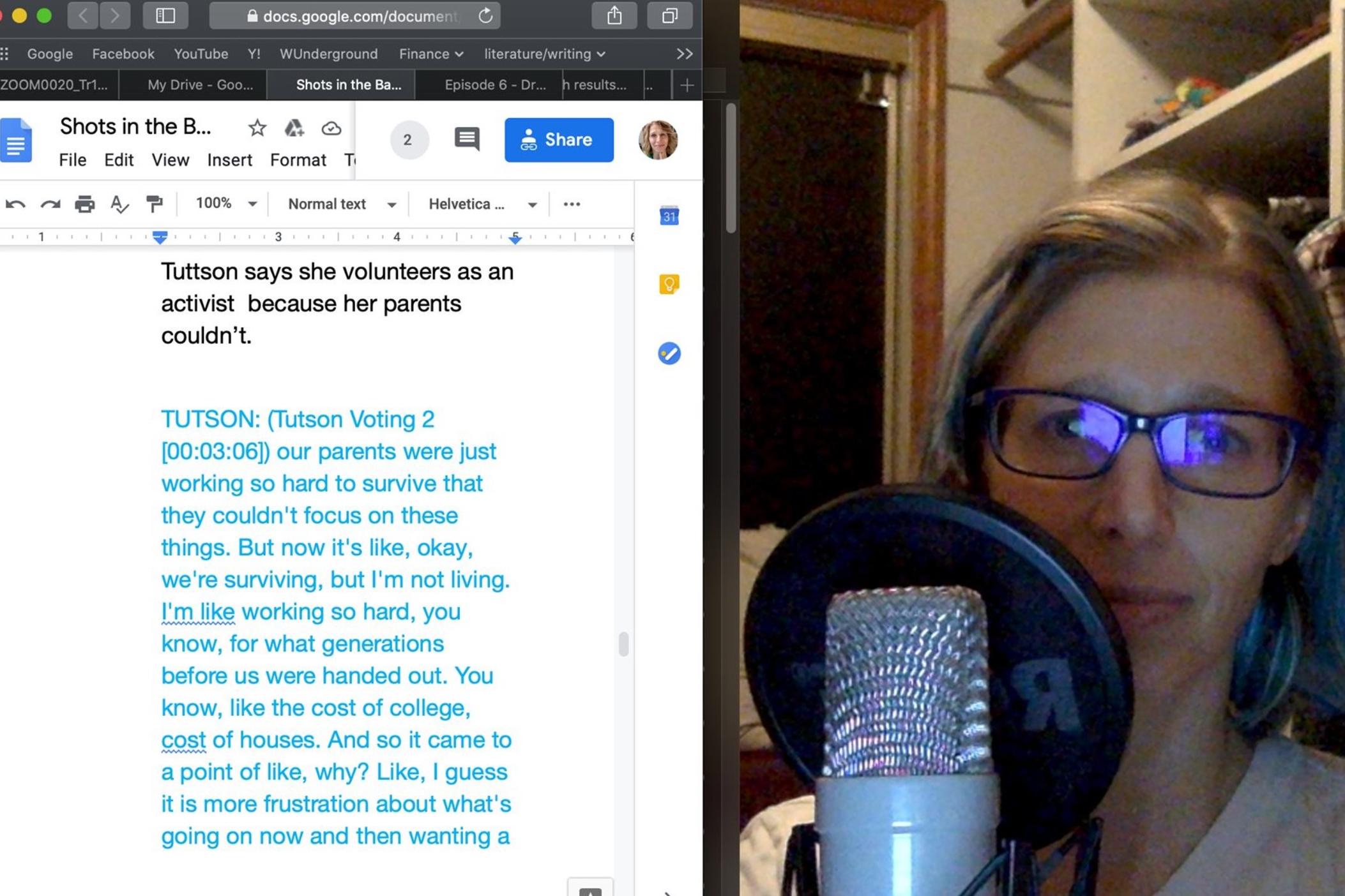 Voiced the final episode of "Shots in the Back" last night. What is the uprising's legacy in social justice movements today? Releases Monday!