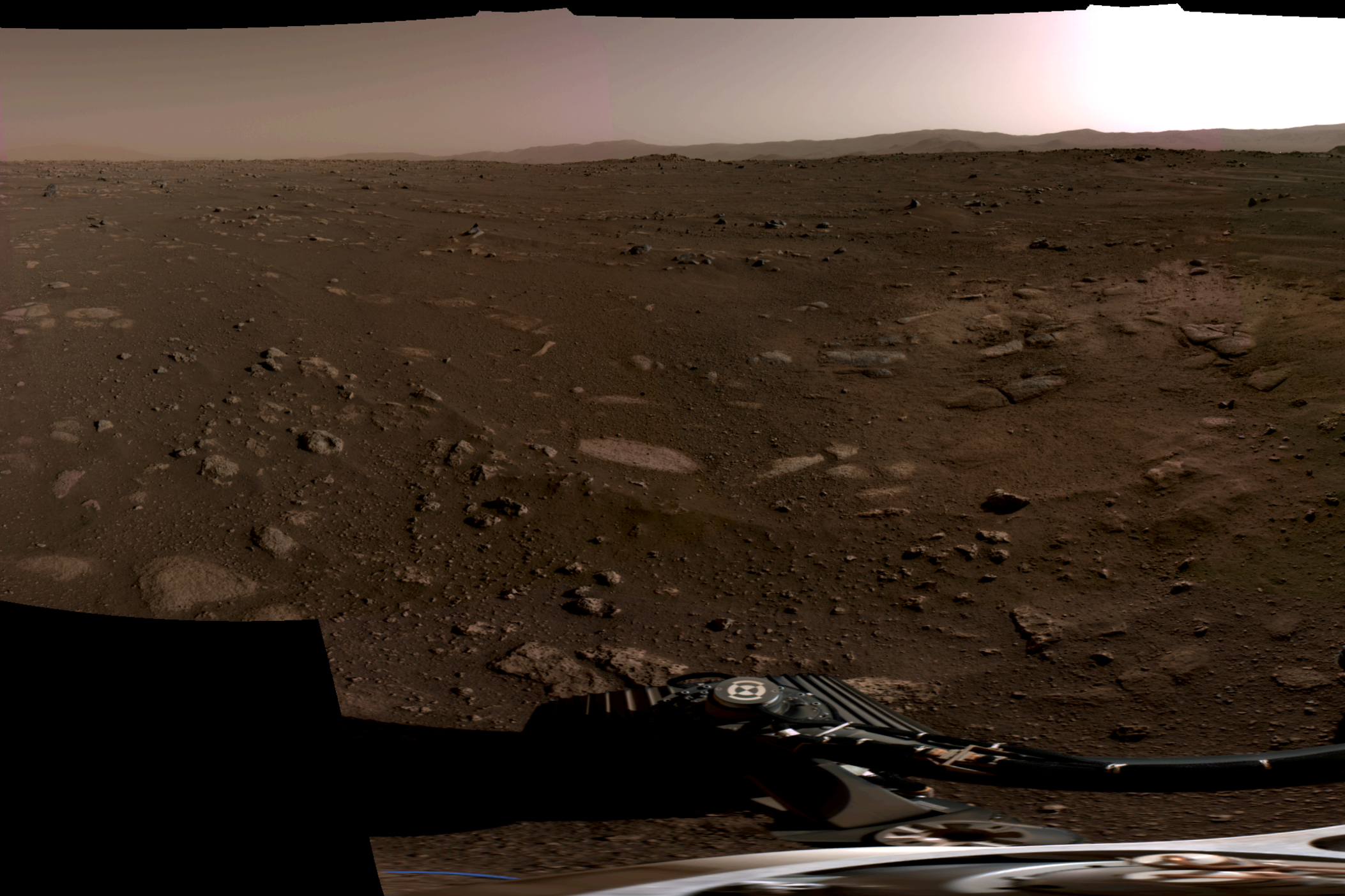 Panoramic Image from the surface of Mars