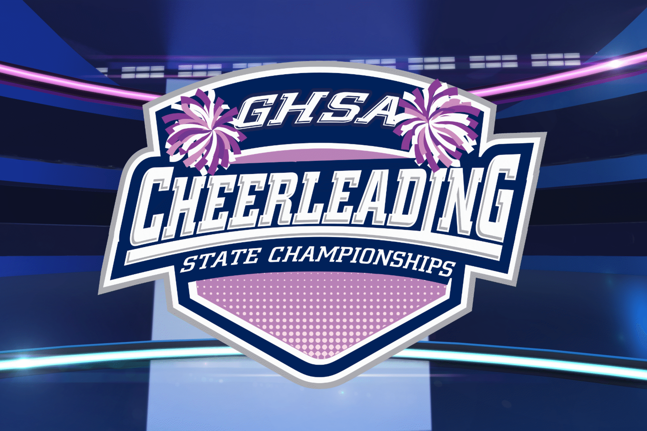 GHSA Cheerleading State Championship graphic