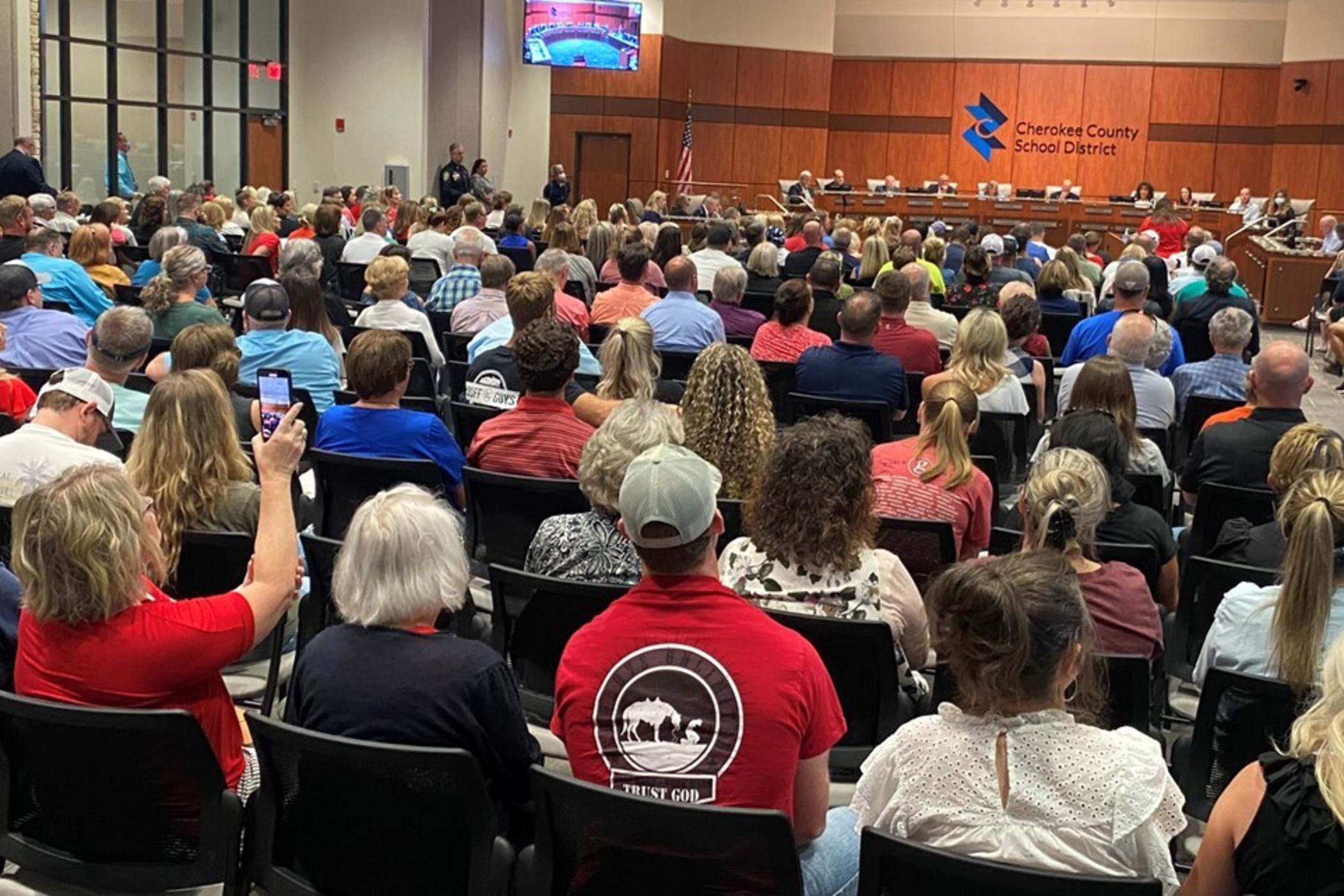 Cherokee County School Board Meeting