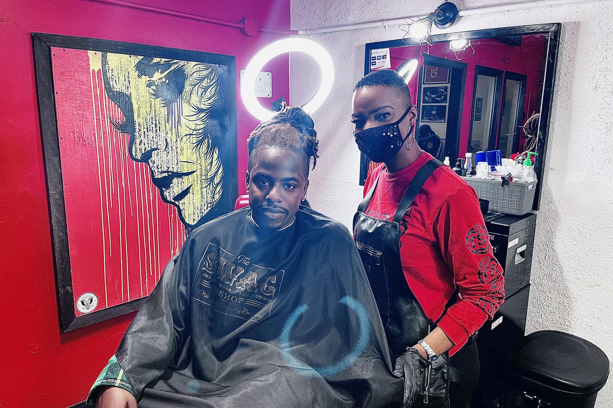 At Michael "Killer Mike" Render's barber shop The Swag Shop, customer Rizzo Gun and barber Paige Marie reacted to Thursday night's news that Atlanta mayor Keisha Lance Bottoms would not seek re-election: "Speaker 2: whoever's coming up next has to kind of like follow the bar she set. You know, I mean, you have to kind of get with the culture of Atlanta because Atlanta is the future."