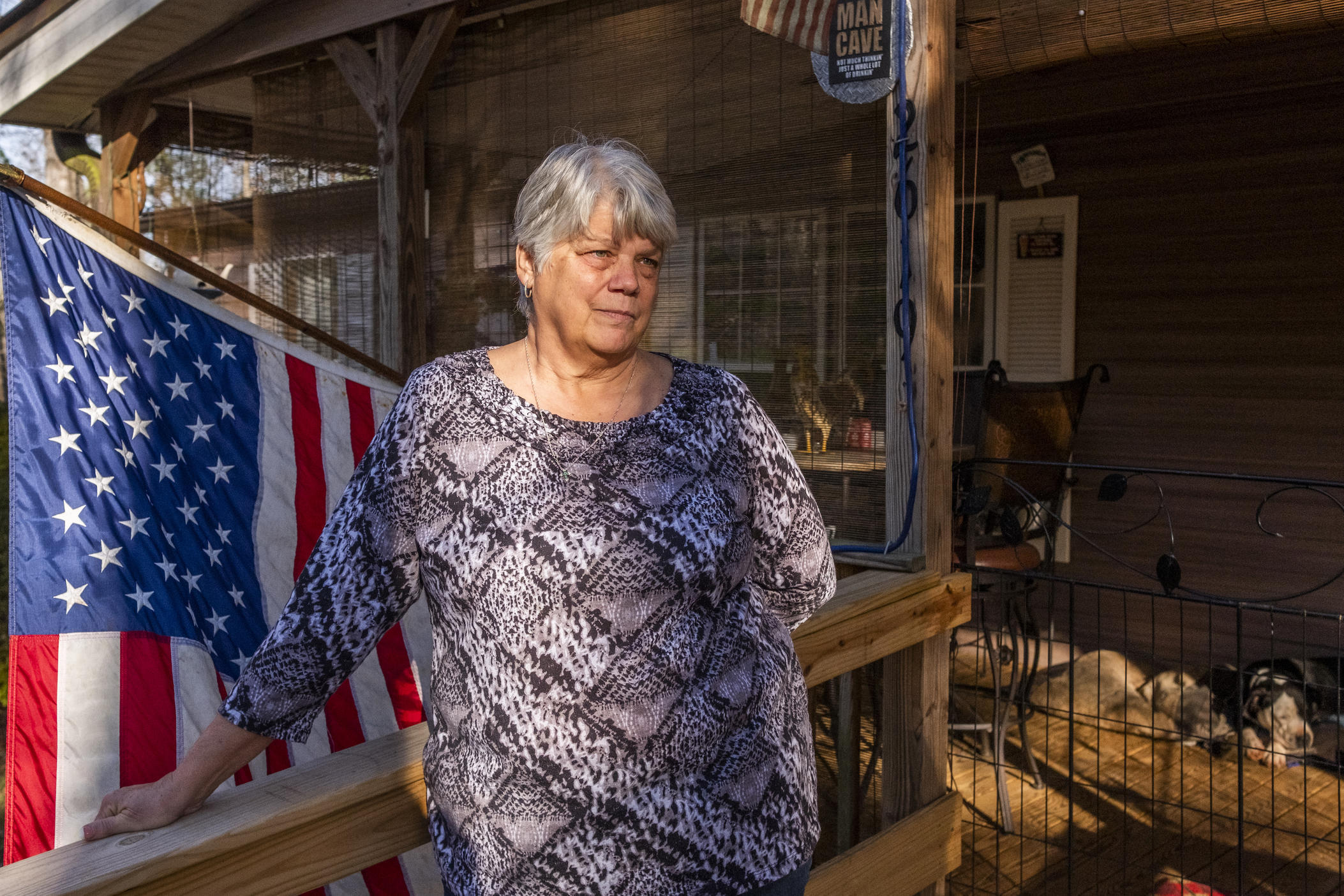 Gloria Hammond, 65, had just brought her husband Cason home to the family place on Luther Smith Road in Juliette, just through the tree line from the coal ash pond at Georgia Power's Plant Scherer, following his diagnosis with terminal cancer when officials from the utility came to ask to buy the home from them as they had done for many of their neighbors who have gotten sick over the years. The Hammonds told them to leave. Cason Hammond has since died. "They haven't offered me nothing," Hammond said.