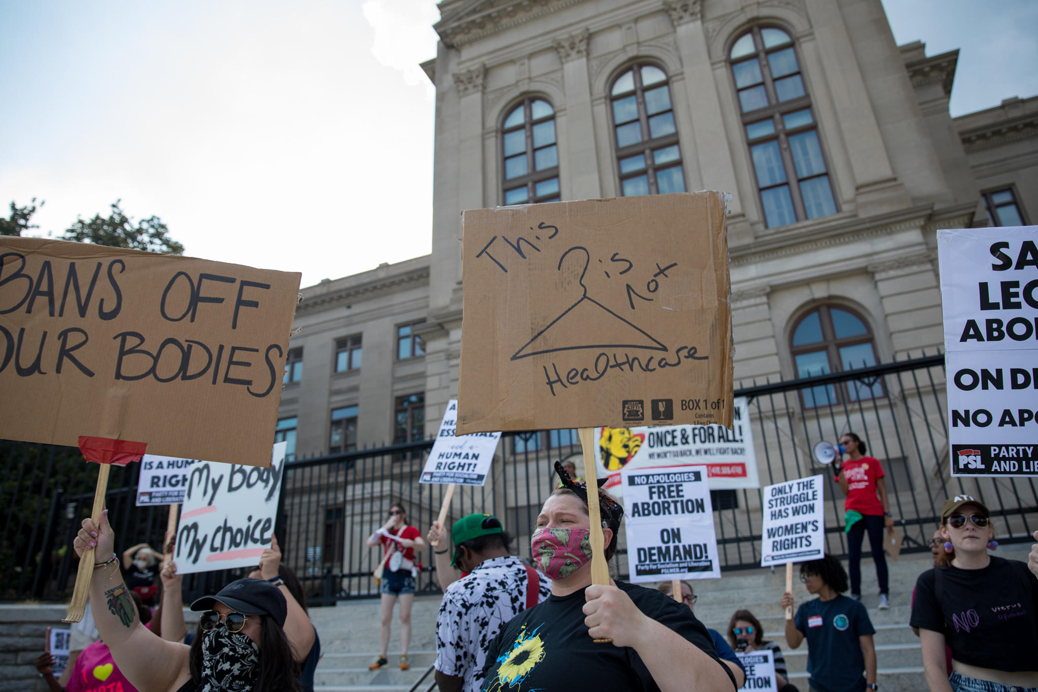 Abortion protest