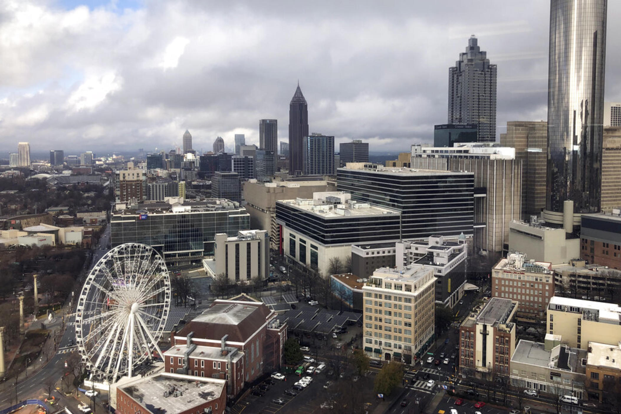 The skyline is seen Friday, Jan. 24, 2020, in Atlanta.