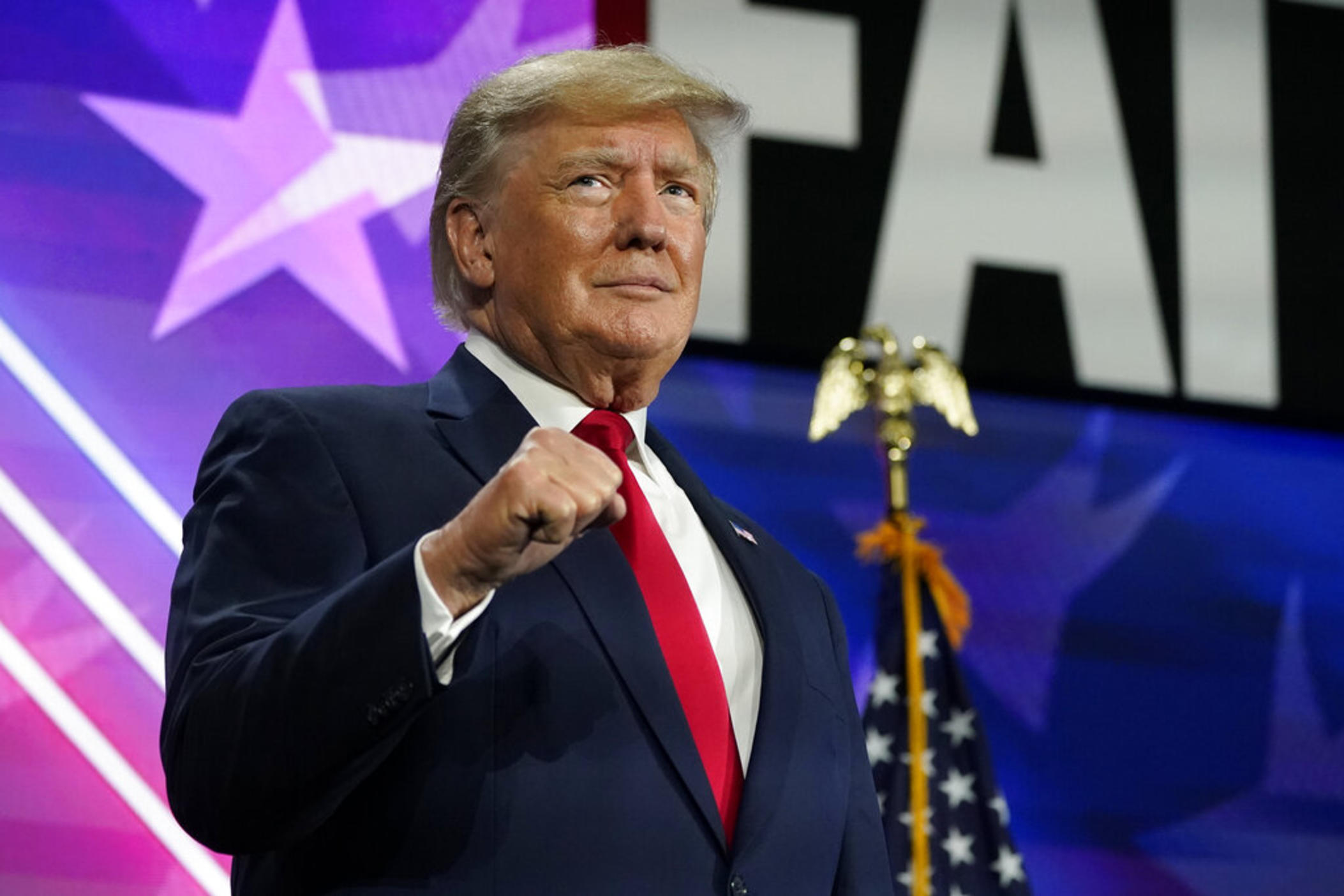 Former President Donald Trump speaks at the Road to Majority conference Friday, June 17, 2022, in Nashville, Tenn. The Georgia prosecutor investigating the conduct of former President Trump and his allies after the 2020 election is trying to compel U.S. Sen. Lindsey Graham and former New York Mayor Rudy Giuliani to testify before a special grand jury. Fulton County District Attorney Fani Willis on Tuesday, July 5, 2022, filed petitions with the judge overseeing the special grand jury.