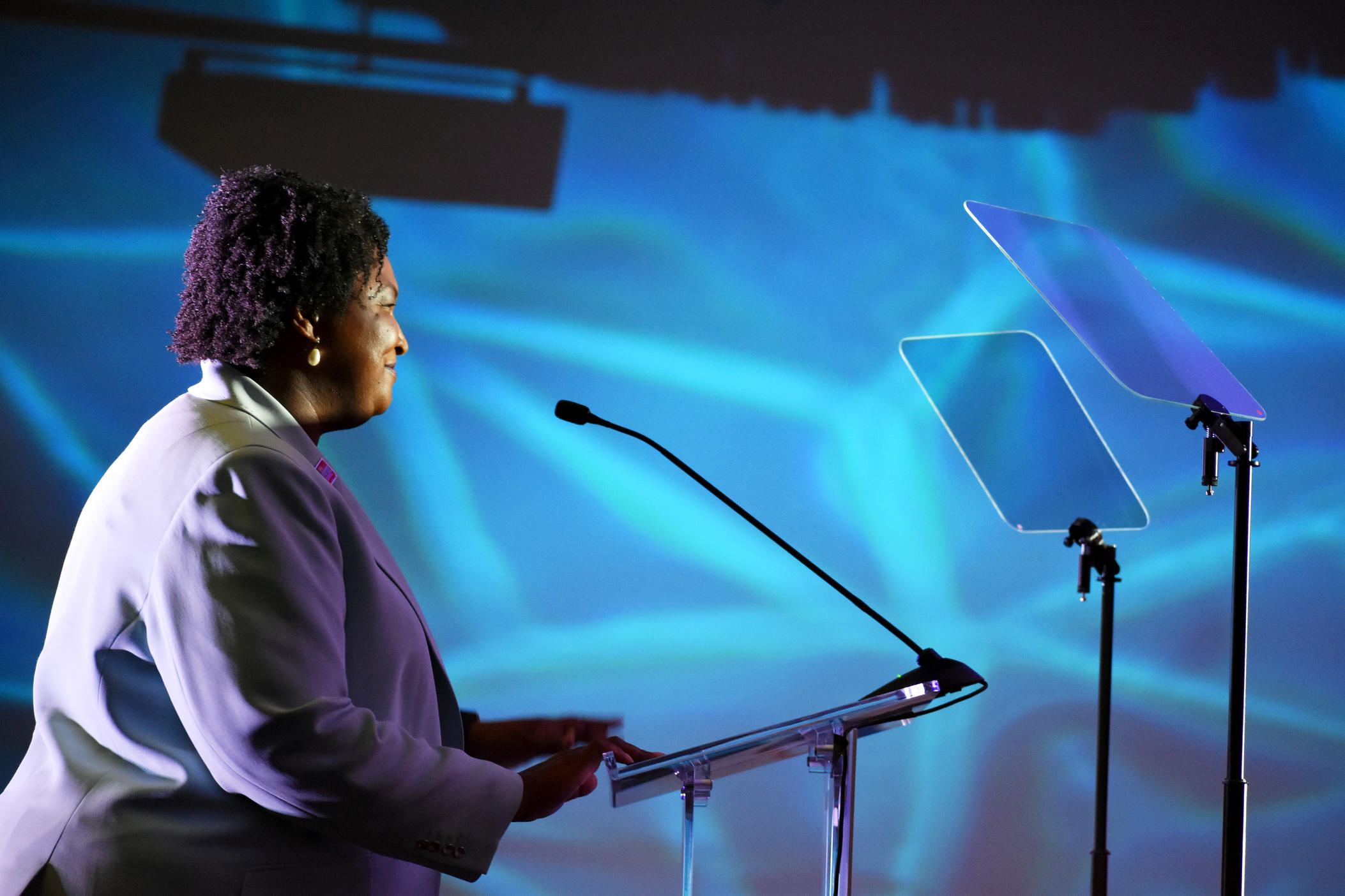 Democratic nominee for governor Stacey Abrams leads a slate of candidates for statewide office hoping to flip control of Georgia's government.