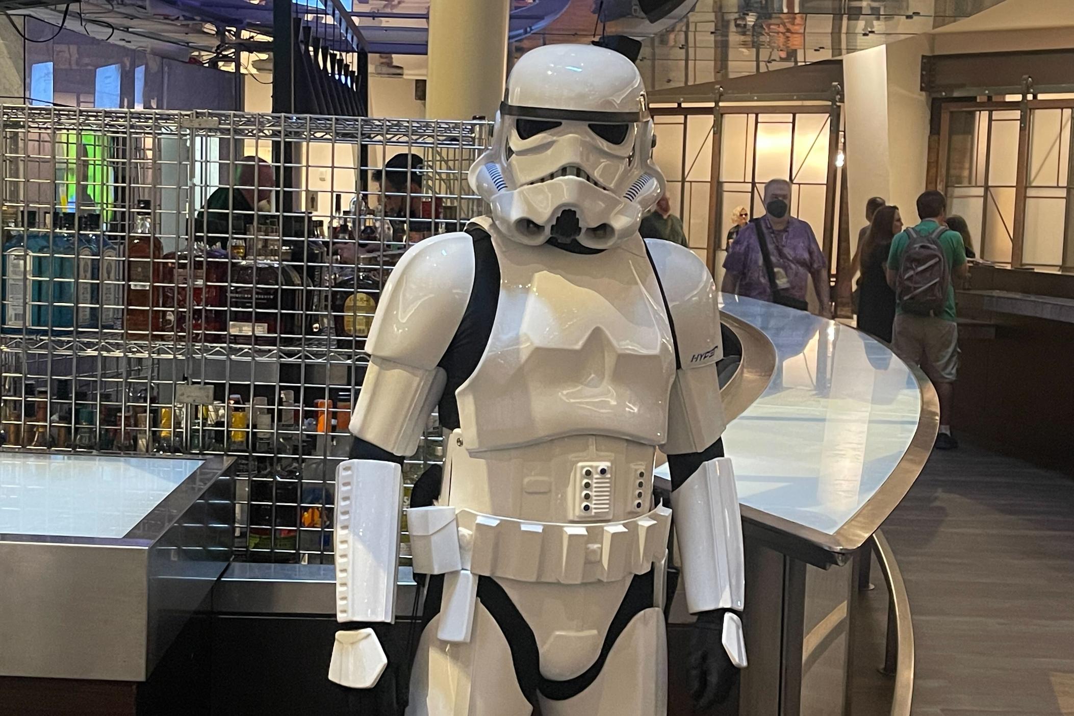 65,000 people, including this fan dressed as a Star Wars Stormtrooper, attended Dragon Con 2022 — Atlanta's largest pop culture event.