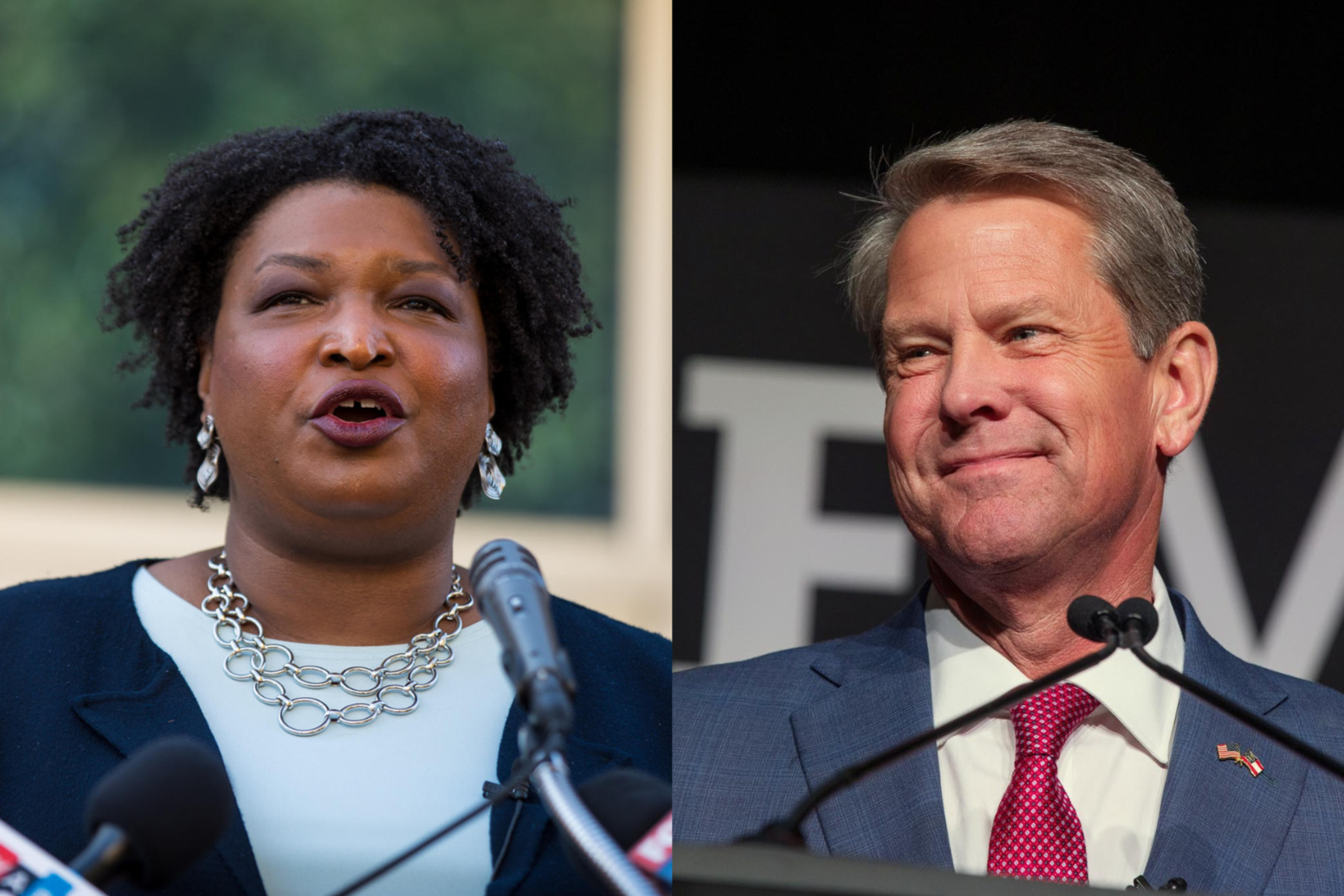 Stacey Abrams, Brian Kemp