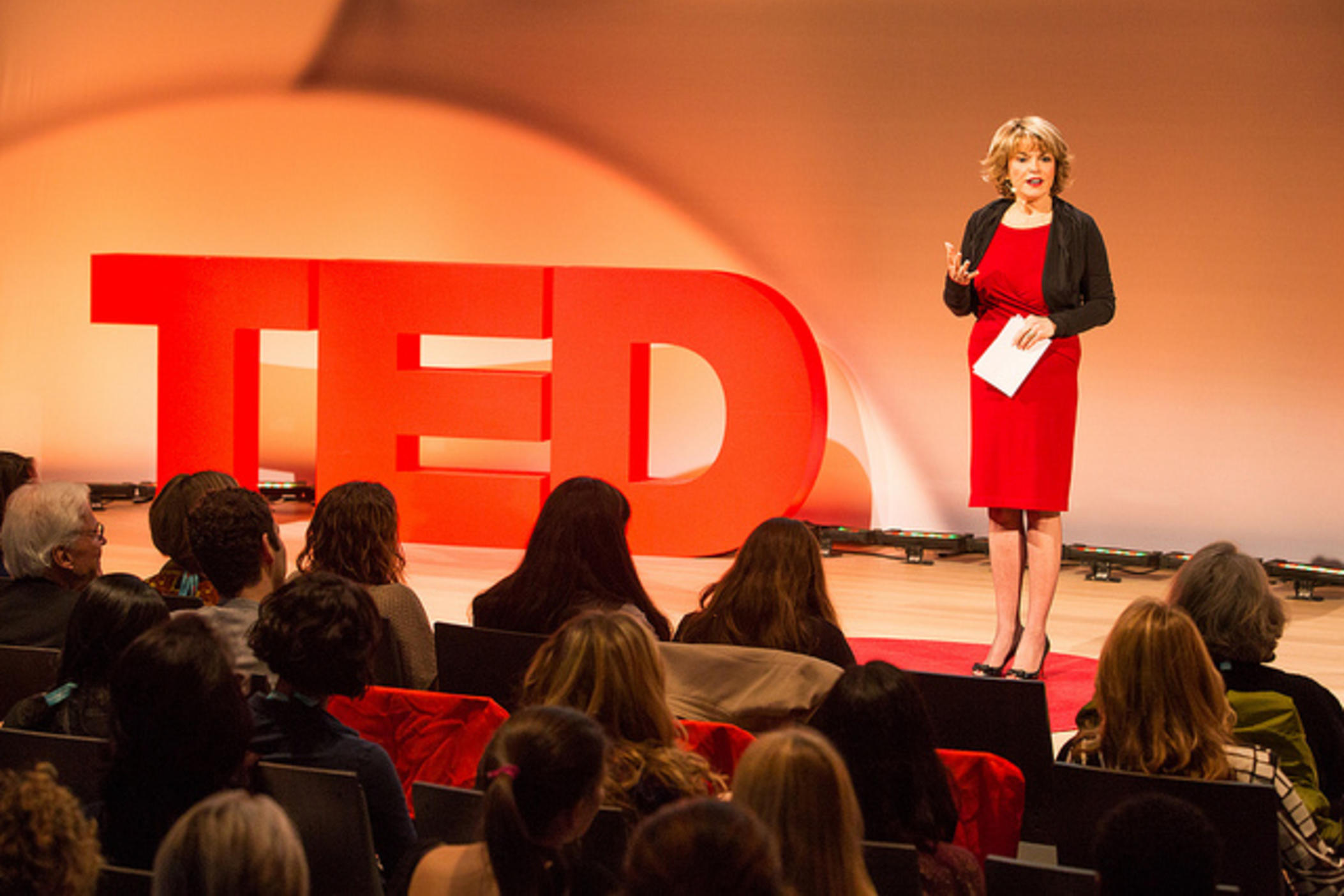 Pat Mitchell speaks at TEDWomen 