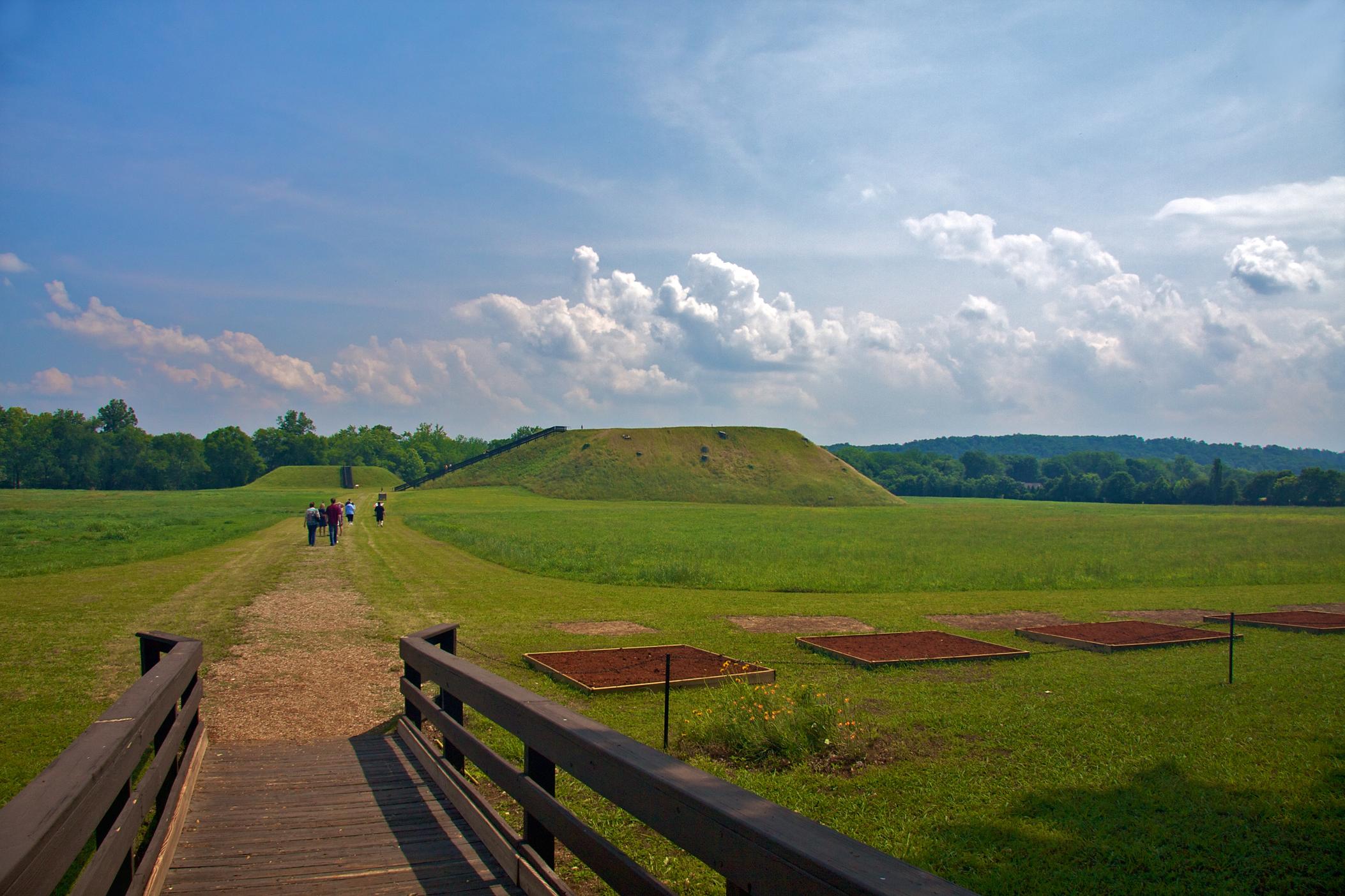 The Etowah Mounds site in Bartow County. 