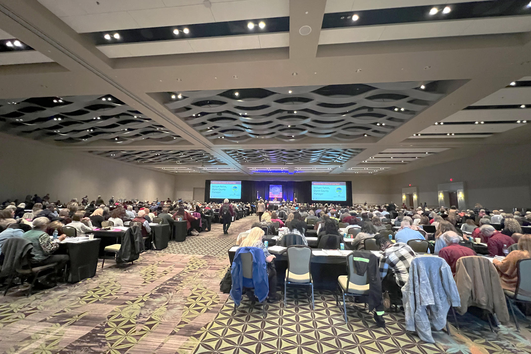 Hundreds of local elections officials from across the state gathered for an annual training conference on Jekyll Island in February 2023. 