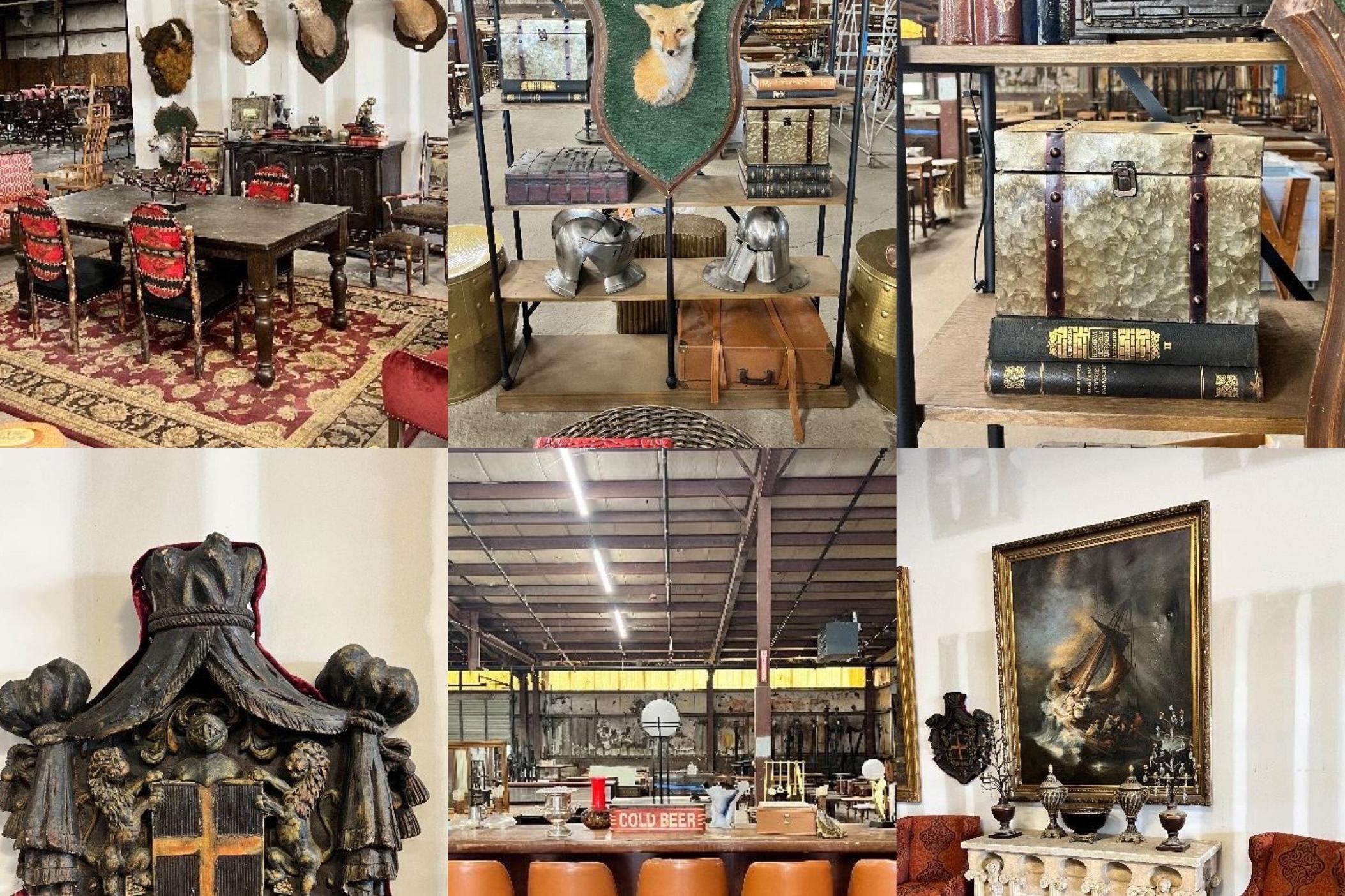 An Atlanta company's liquidation sale of furniture and decor from TV studio sets includes items like those used in the 'Vampire Diaries' and its spinoff series.