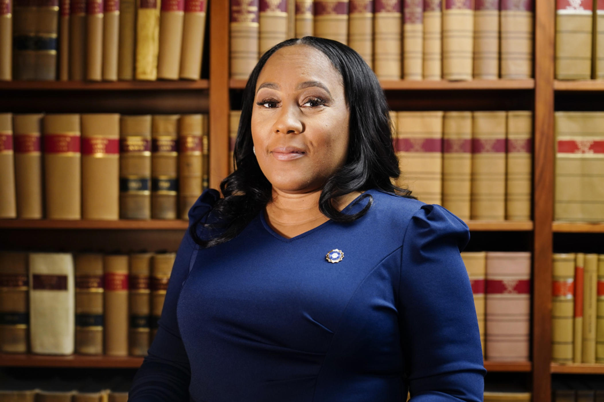 Fulton County District Attorney Fani Willis poses for a portrait, Wednesday, April 19, 2023, in Atlanta.