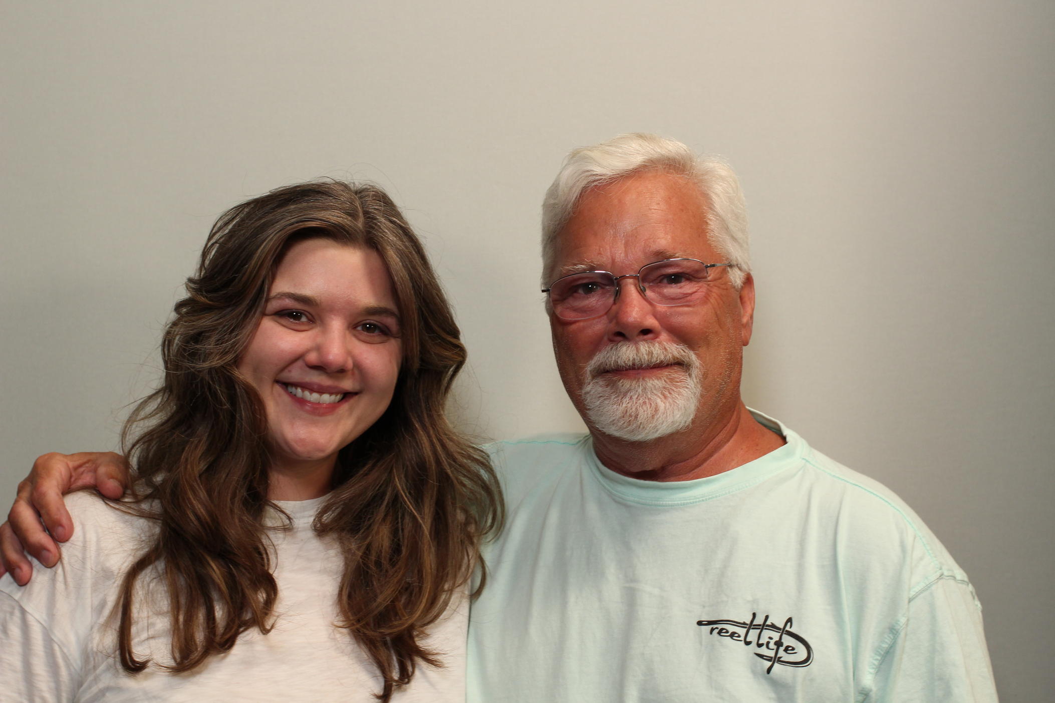 Rachel Nussbaum and her father, Sheldon.