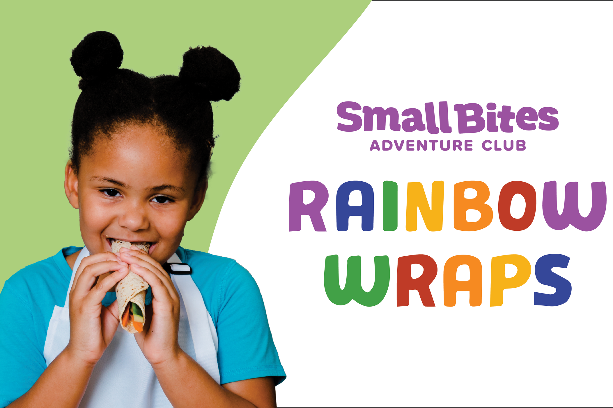 small bites rainbow wraps