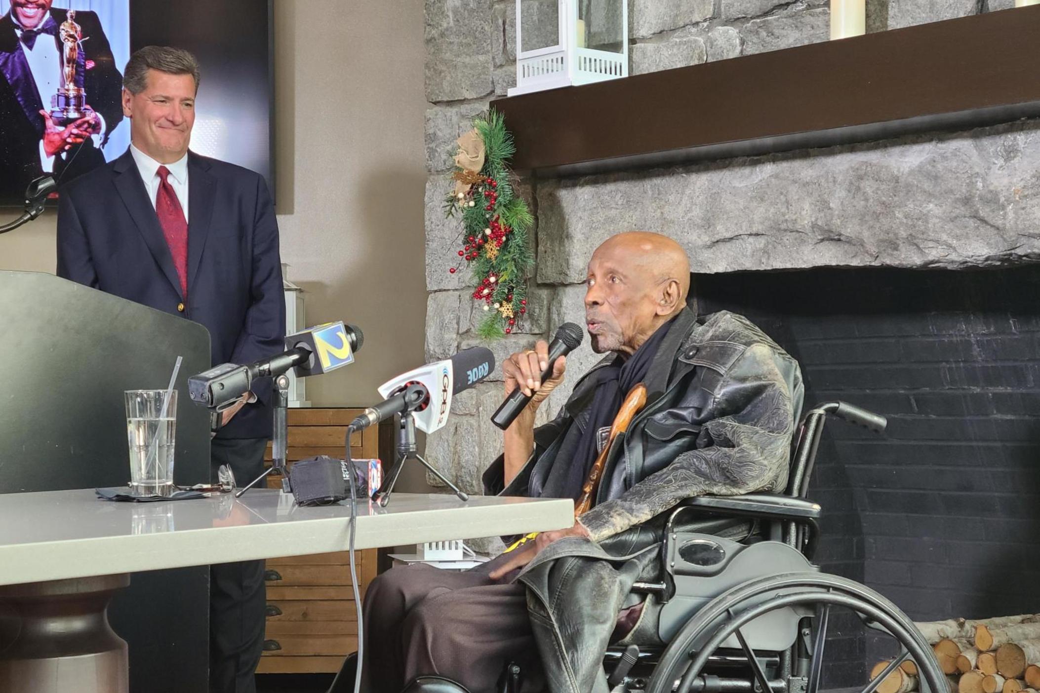 Actor Louis Gossett Jr, stopped in Atlanta to talk about his role in the upcoming remake of "The Color Purple" and his decades long career.