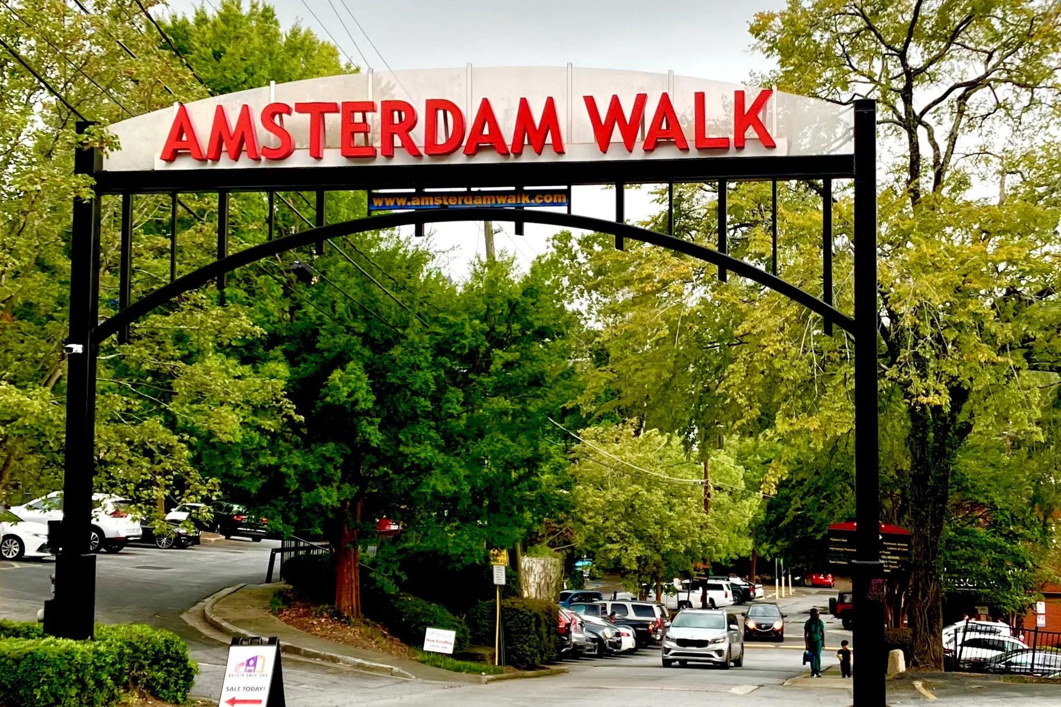 People are speaking out against Portman Holdings’ planned redevelopment of Amsterdam Walk (shown above as it exists today), saying the proposed density is too much for the surrounding single-family neighborhoods.