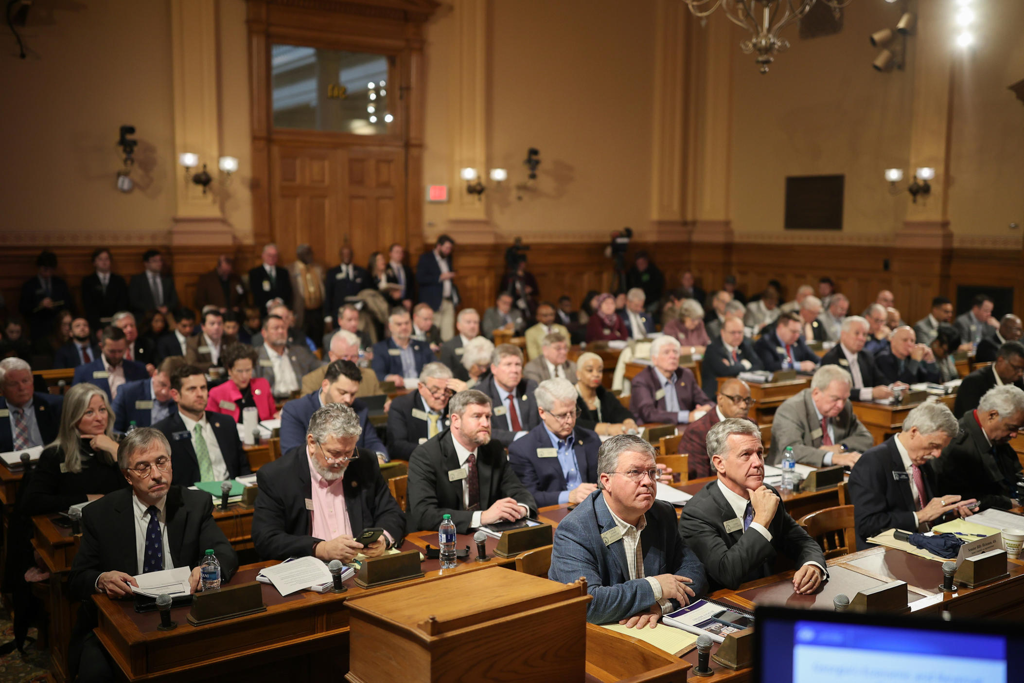 The Georgia House of Representatives is shown in session on Tuesday, January 16, 2024.