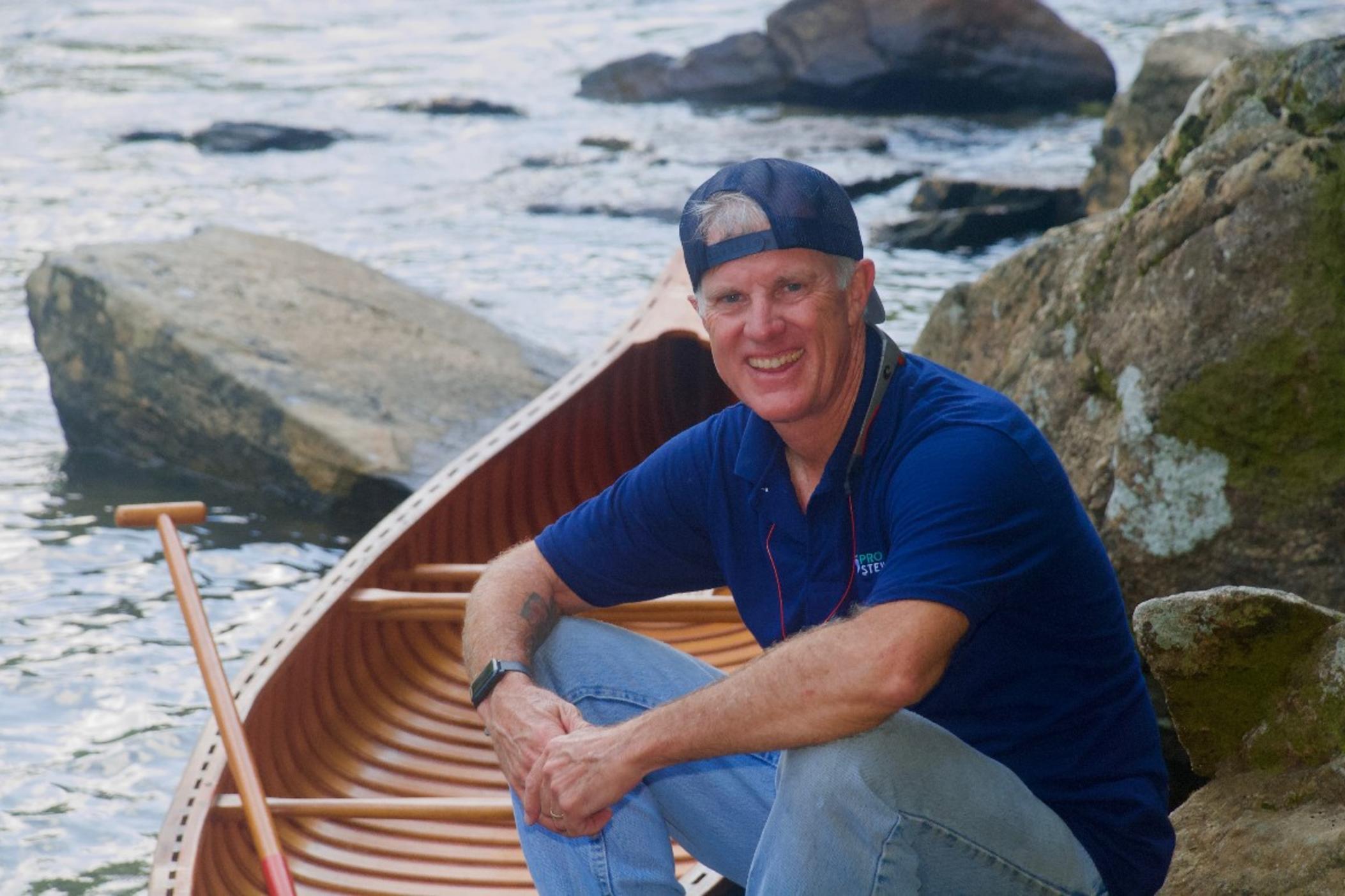 "When the film wrapped, they offered Bill [Dunlap] Burt Reynolds’ aluminum canoe as a token of their gratitude," said Mark Holloway. “Bill chose the Old Town [Maine] boat. Before long, he hung it in the rafters of his home on the lake.”