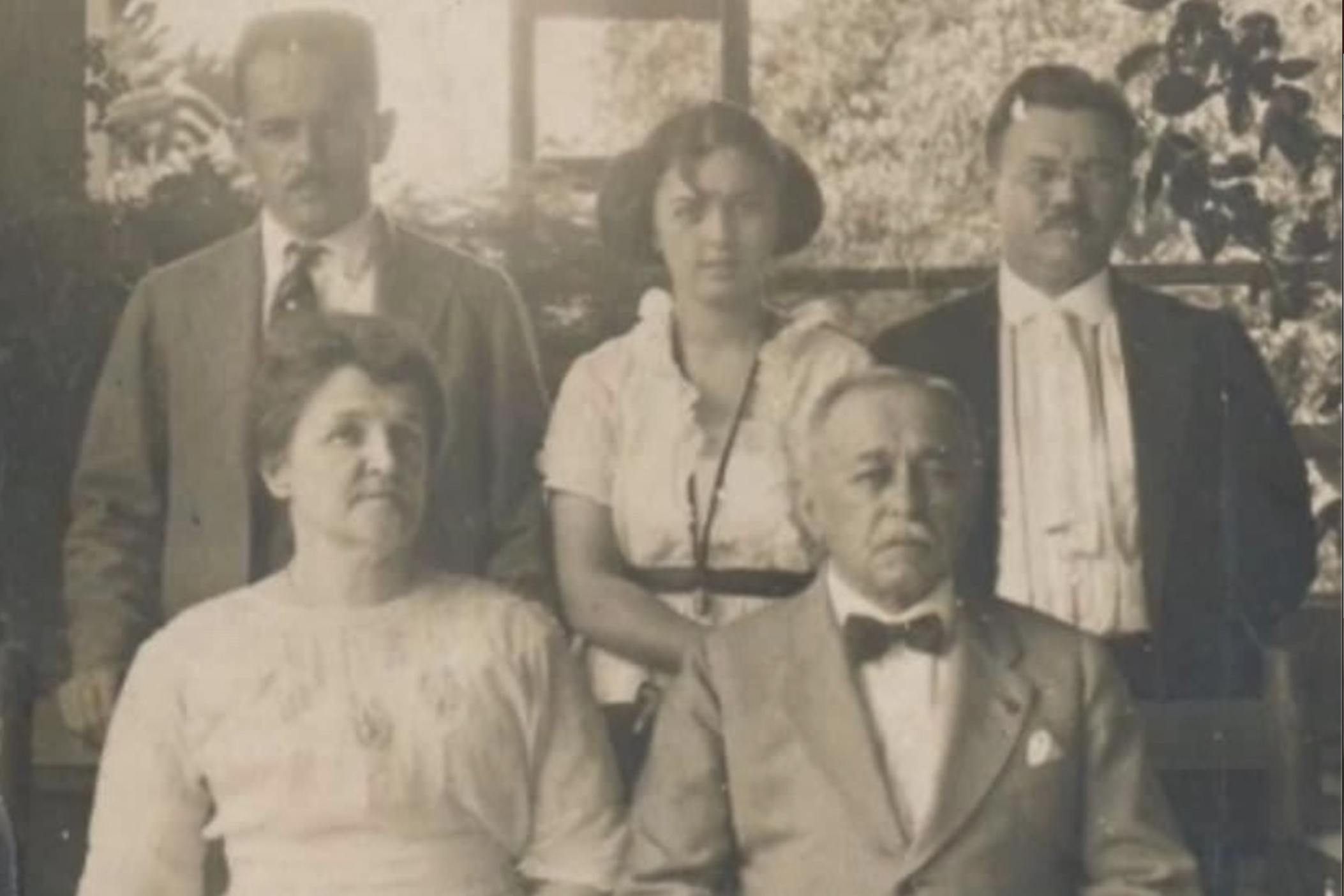 Angel LaMadrid Cuesta and his family. "My great grandfather made a bloody fortune, with really an astonishing life."