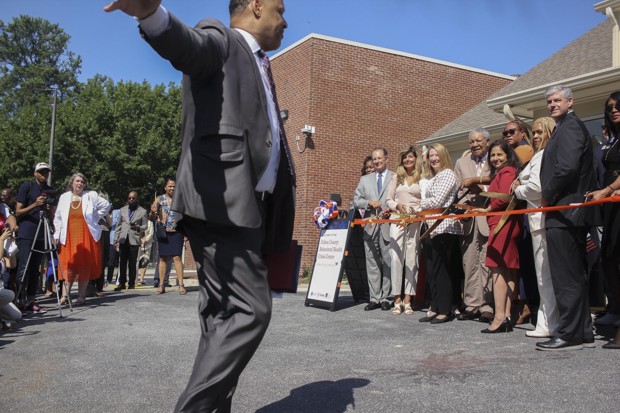 ribbon-cutting of the Fulton County Behavioral Health Crisis Center on Aug. 8, 2024. 
