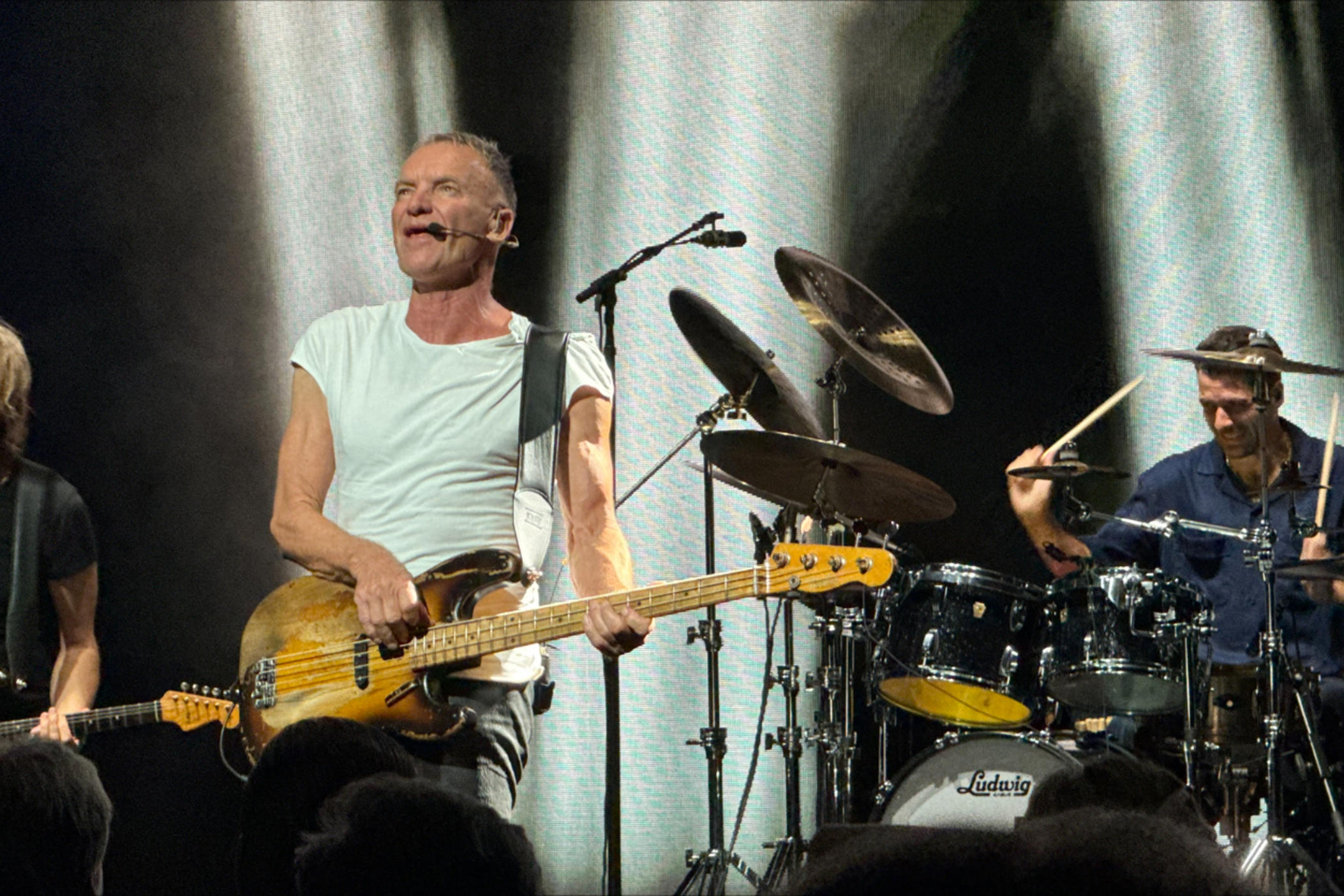 Sting performs at Cobb Energy Performing Arts Centre on Oct. 22, 2024.