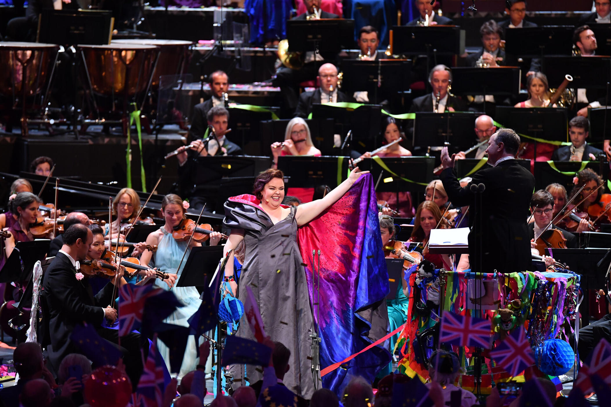 Jamie Barton performs as a soloist for the BBC's Last Night of the Proms at London's Royal Albert Hall in Sept. 2019.