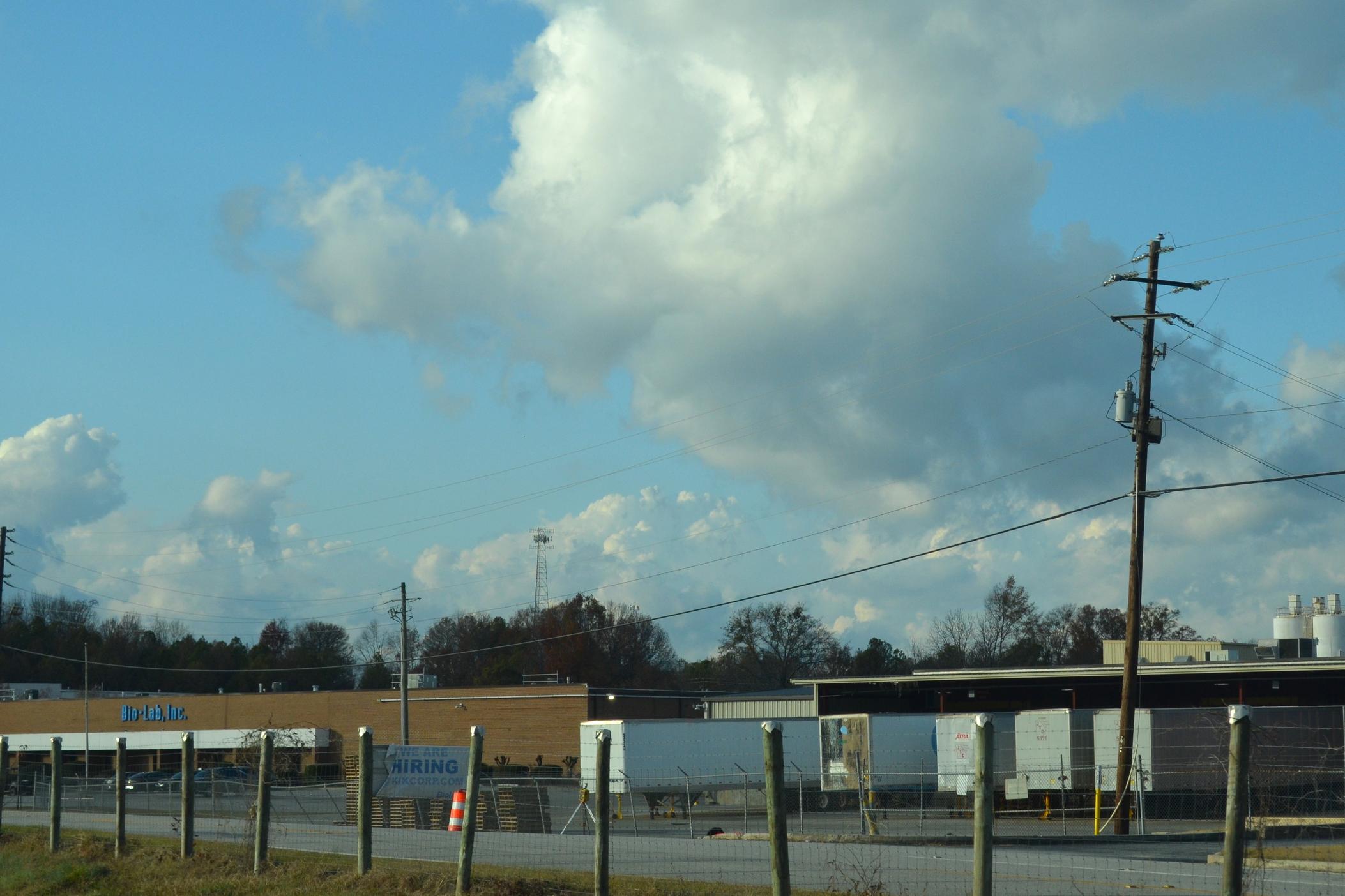 The BioLab plant in Conyers, Ga. is seen on Dec. 18, 2024, nearly three months after a Sept. 29 fire that left a weekslong chemical plume in the area.