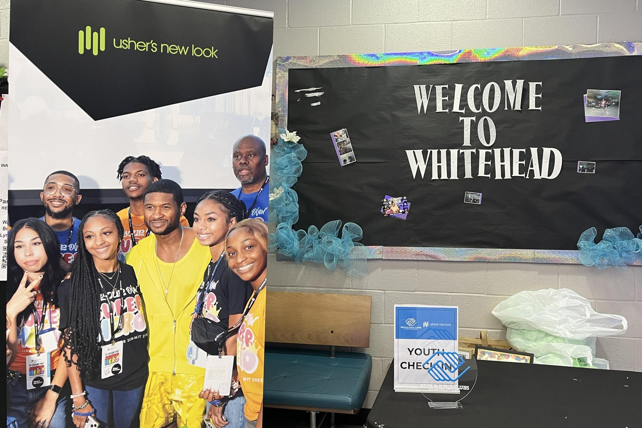 Nonprofit Usher's New Look and the Joseph B. Whitehead Boys and day of workshops for students on Dec 9, 2024.