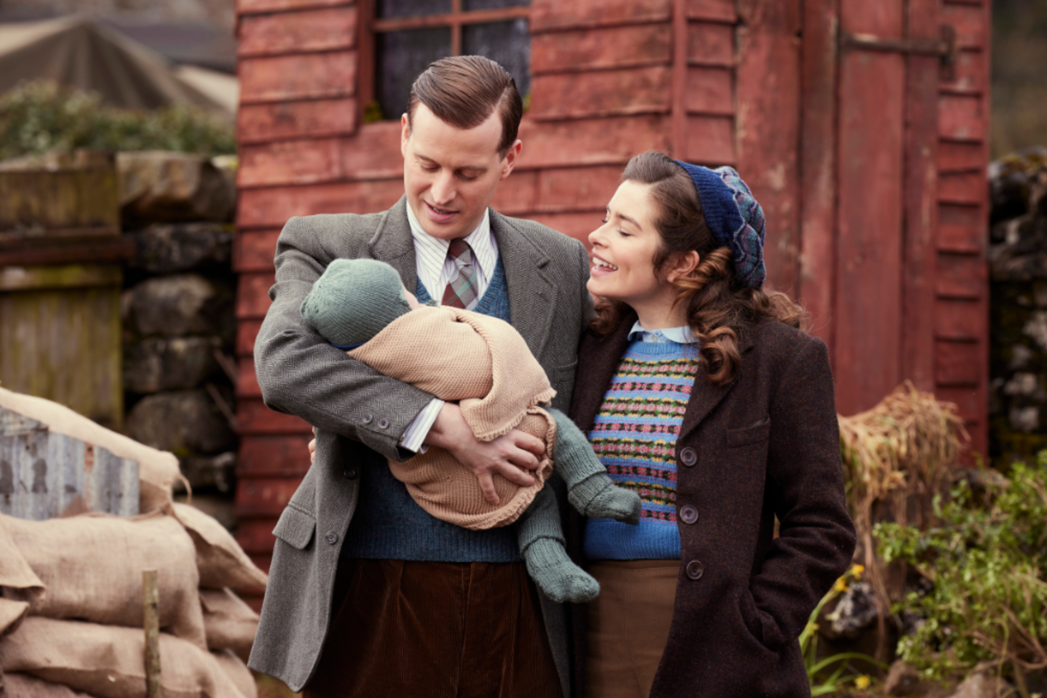 James Herriot (Nicholas Ralph) and Helen Herriot (Rachel Shenton)