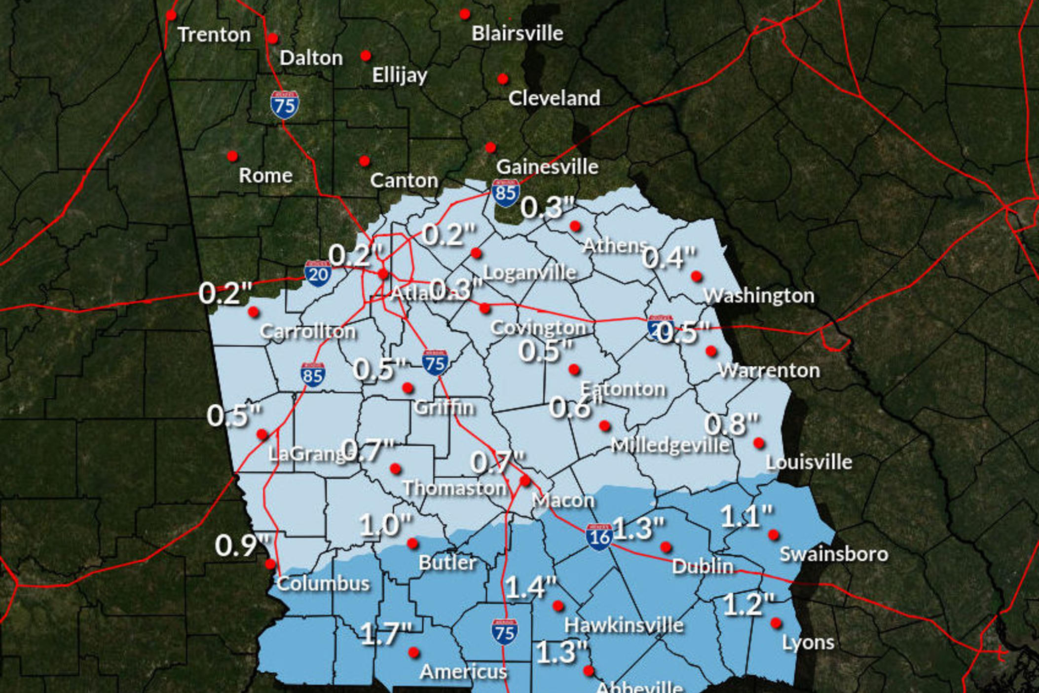 UPDATES Winter Storm Watch in effect across much of snow UPDATES Winter Storm Watch in effect across much of snow