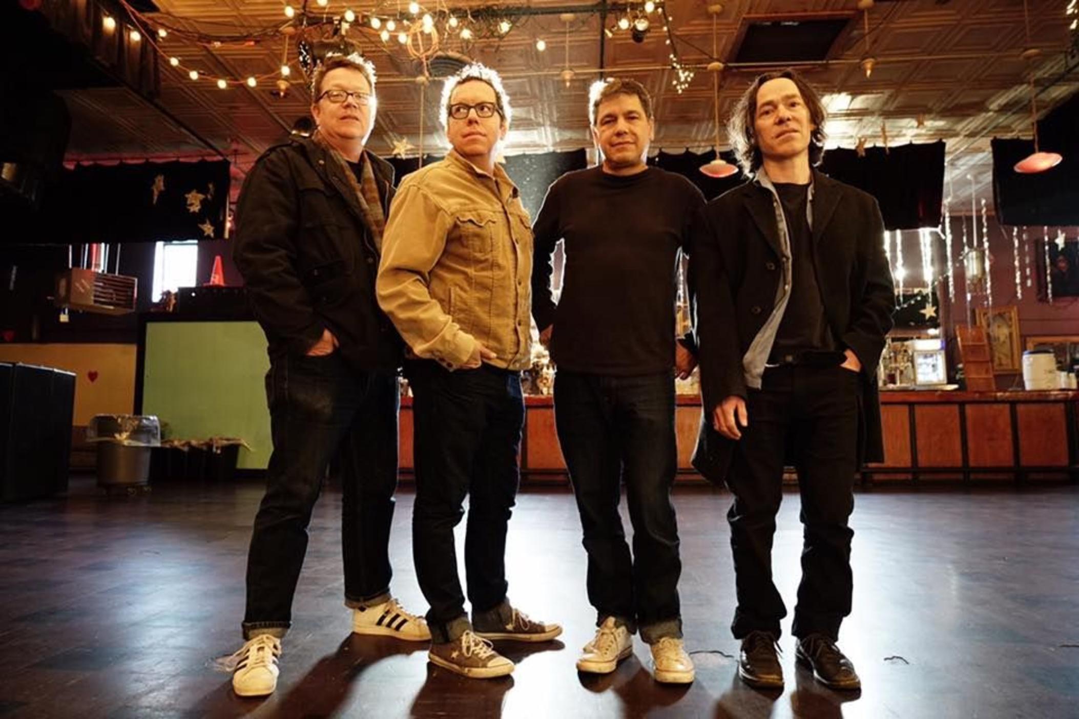 Five Eight is an Athens, Ga., rock band and the subject of the new documentary 'Weirdo.' The group, pictured above at the 40 Watt Club in 2016, is performing at the Garden Club at Wild Heaven West End in Atlanta on Feb. 14, 2025 after a screening of the film.