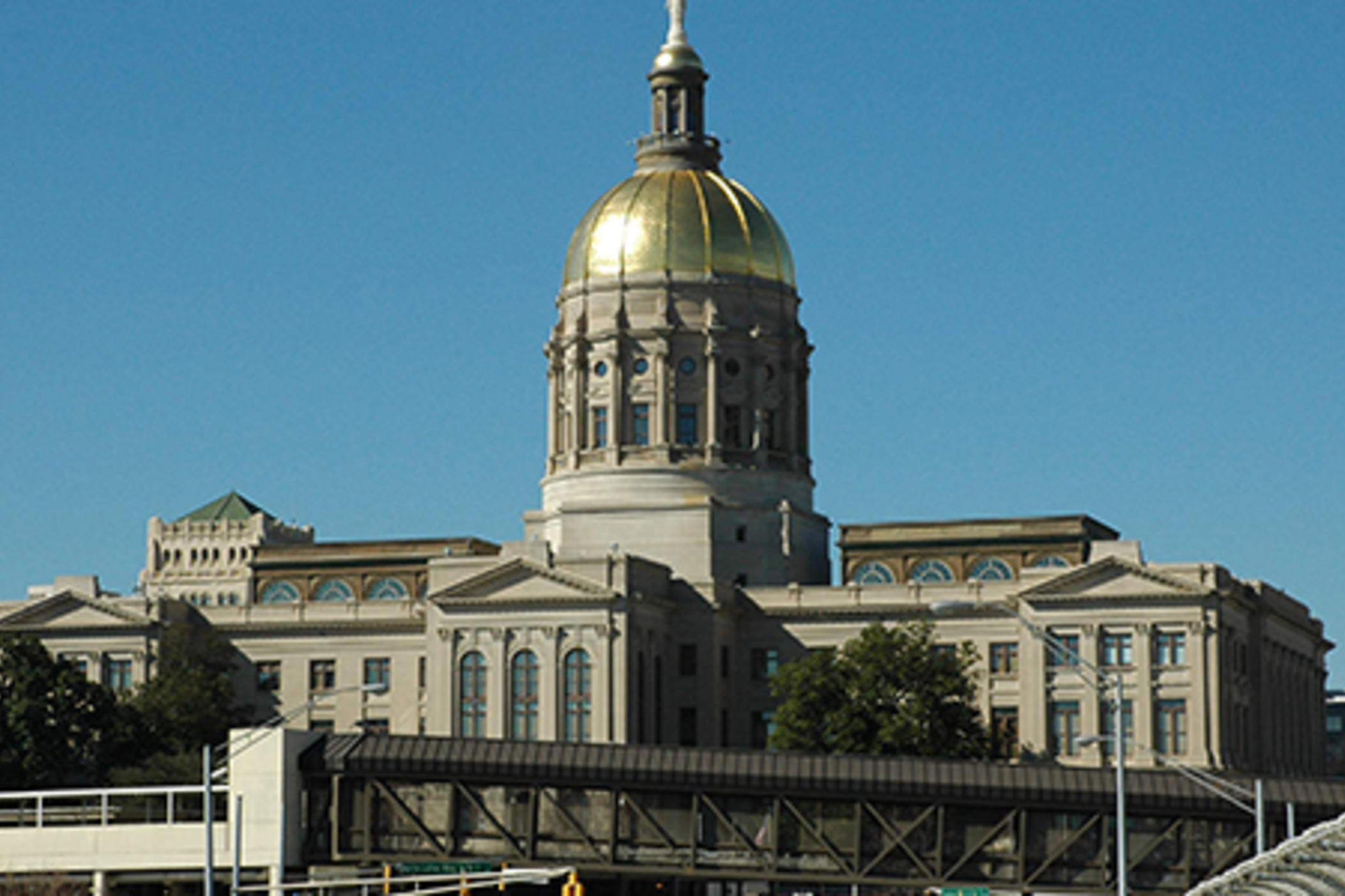 A view of the back of the Georgia State Capitol in Downtown Atlanta in an undated photo.