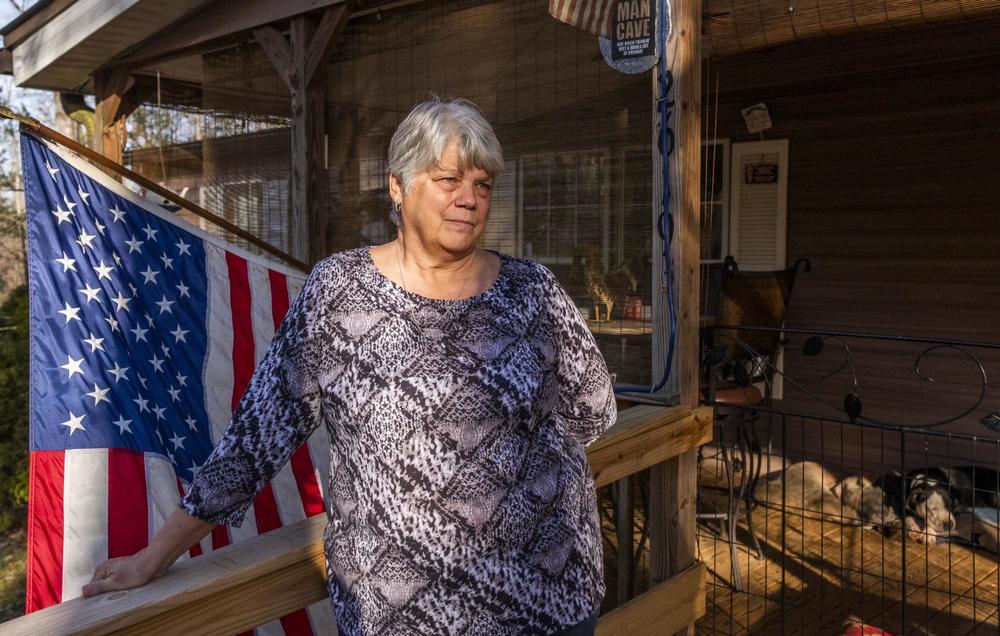 Gloria Hammond says Georgia Power first asked to buy her home near the coal ash pond at the utility's Plant Scherer not long after her husband, Cason, was diagnosed with terminal cancer. GRANT BLANKENSHIP / GPB NEWS