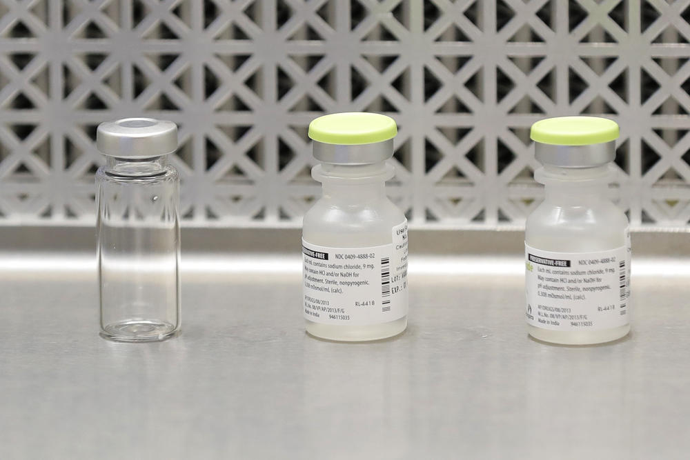 covid-19 vaccine bottles