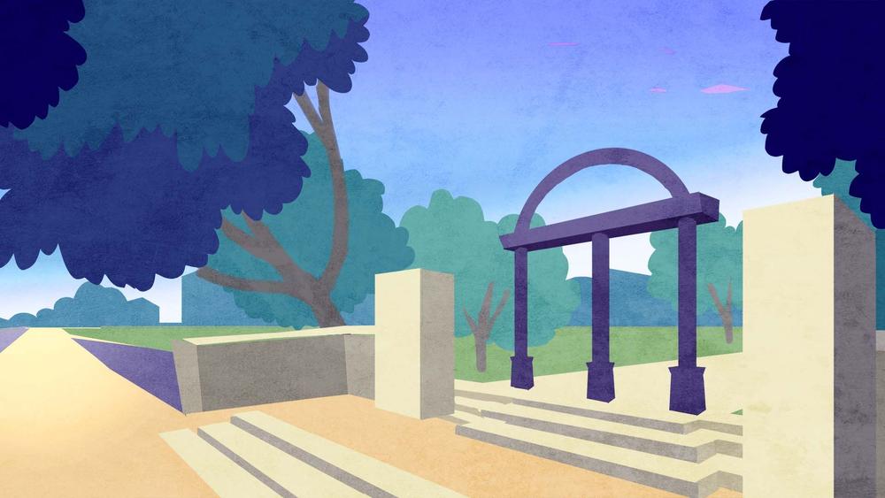 Athens postcard
