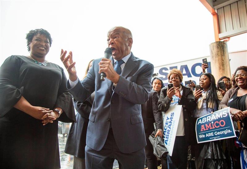 Grant Blankenship John Lewis Stacey Abrams