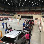 Coronavirus testing site at the Savannah Civic Center