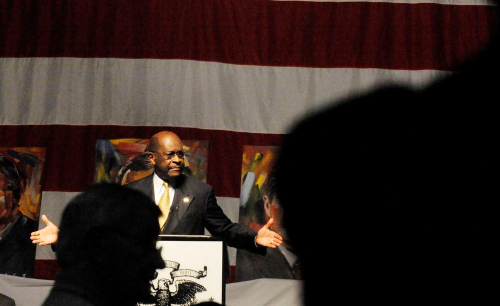 Herman Cain at the 2011 Ga Republican Convention in Macon