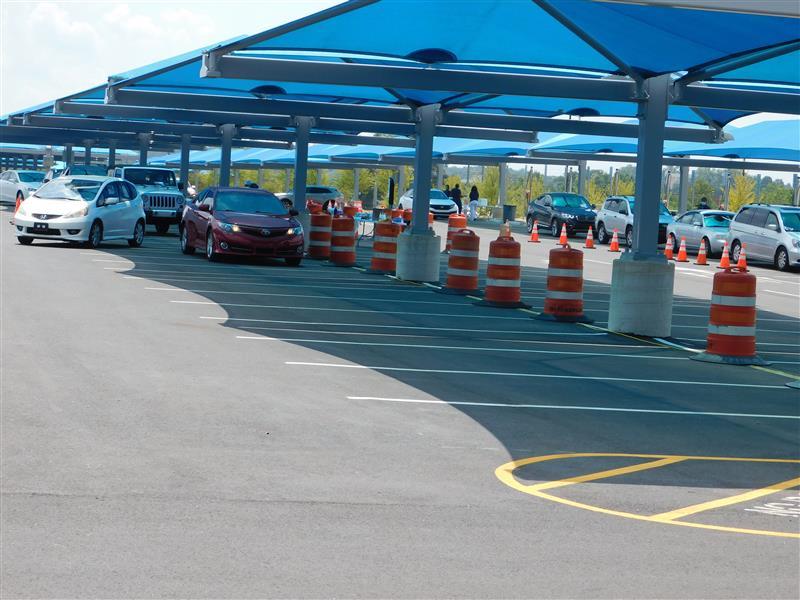 Mega-Testing site at Atlanta Hartsfield-Jackson Airport