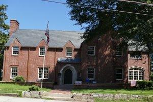 The Delta Tau Delta house on the Georgia Tech campus.