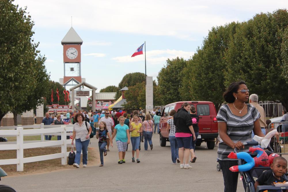 Visitors at Georgia National Fair in Perry, Ga.