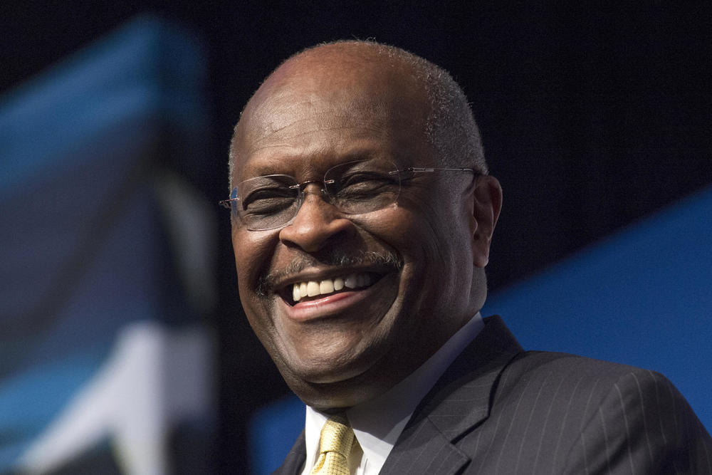 In this June 20, 2014, file photo, Herman Cain, CEO, The New Voice, speaks during Faith and Freedom Coalition's Road to Majority event in Washington. Cain has died after battling the coronavirus.