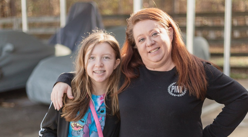 Alexis Osterhout and her mother, Stephanie Osterhout in January 2020.